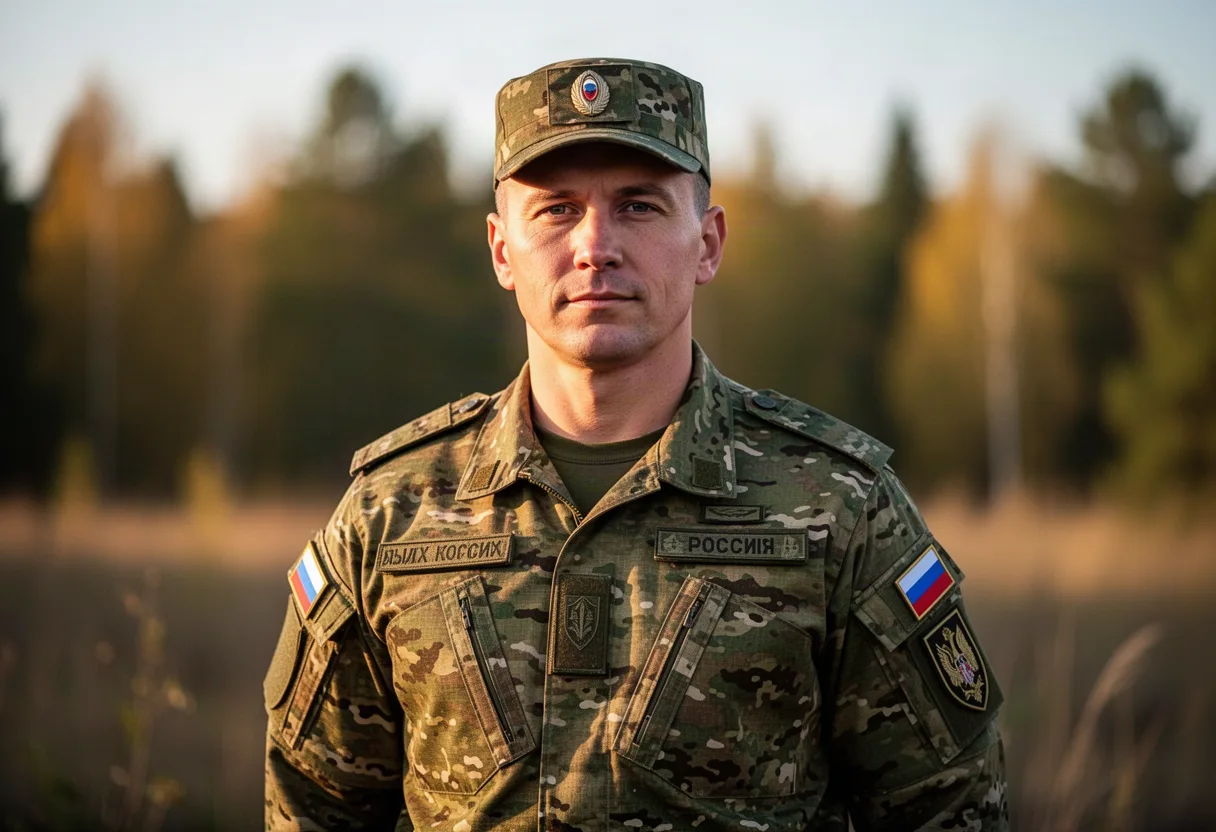 Военнослужащий Вооруженных сил РФ на службе по контракту